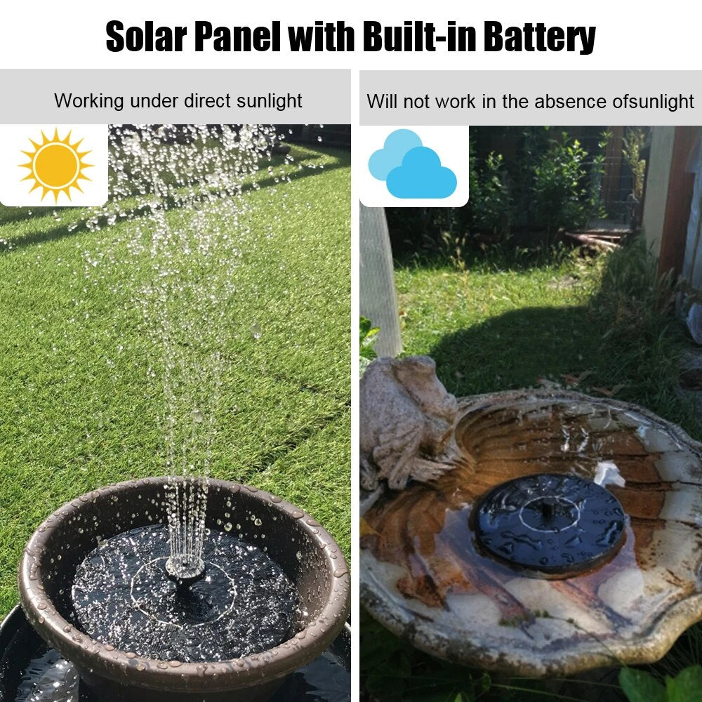 Hydro Sun™ Solar powered water fountain