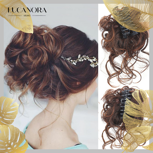 ChicChignon+™ Knotted hairpiece with clip