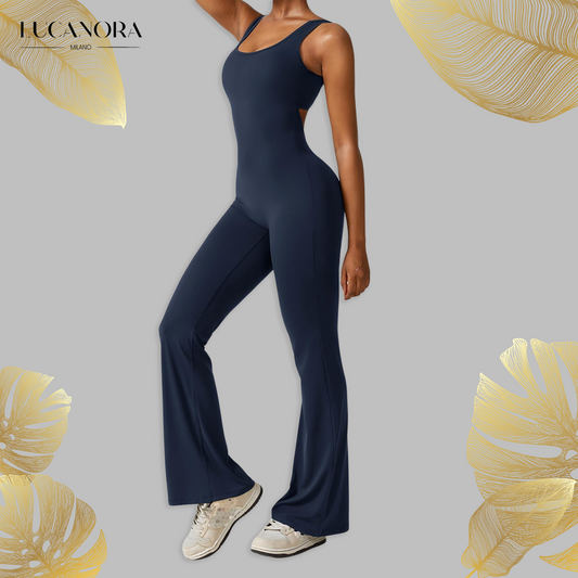 Roberta Fit™ Slim jumpsuit with a flap at the back